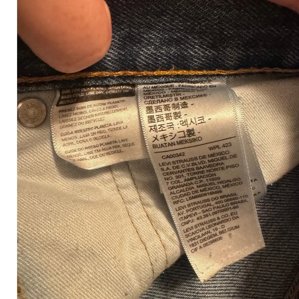 Levi's 550 Relaxed Fit Tapered Leg Blue Denim Jeans‎ Mens 32x32 Medium Wash
